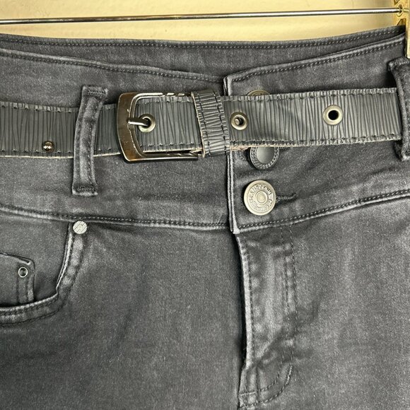 Push Up Stretch flared Leg Womens Black Jeans Colombian Tight Butt Lifting Faja - Picture 4 of 15